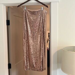 Free People sequin skirt NWT. SIZE 10